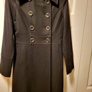 Double breastfed wool coat